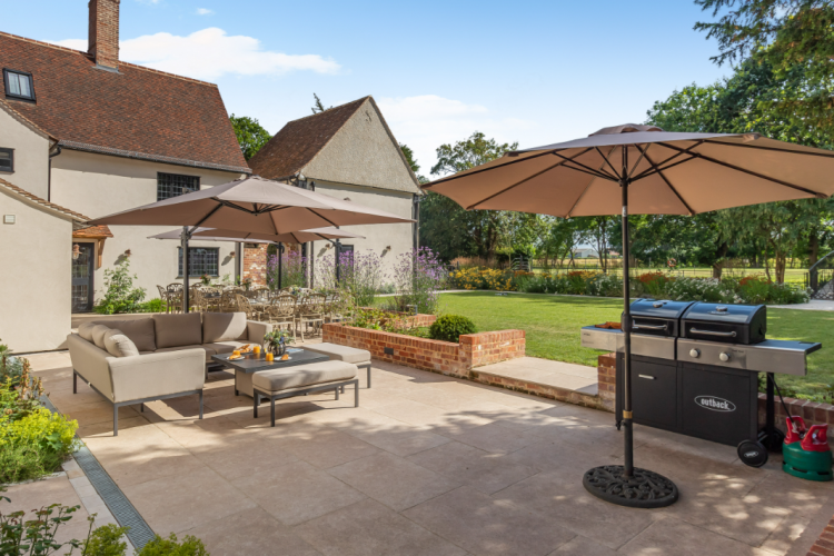 Patio with BBQ